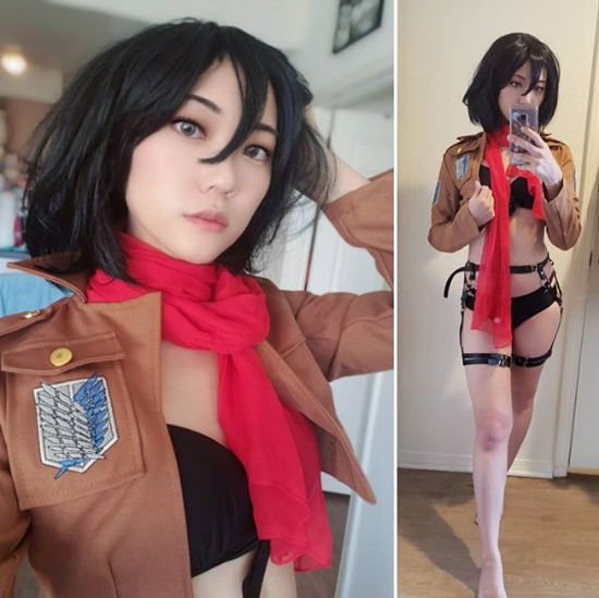 Attack on Titan: Mikasa Ackerman estrena un cosplay muy playero