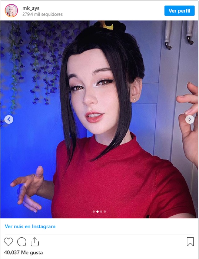 Cosplay de Azula en Avatar