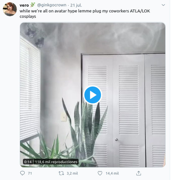 Cosplayer recrea cuatro personajes de Avatar: La leyenda de Aang y Korra