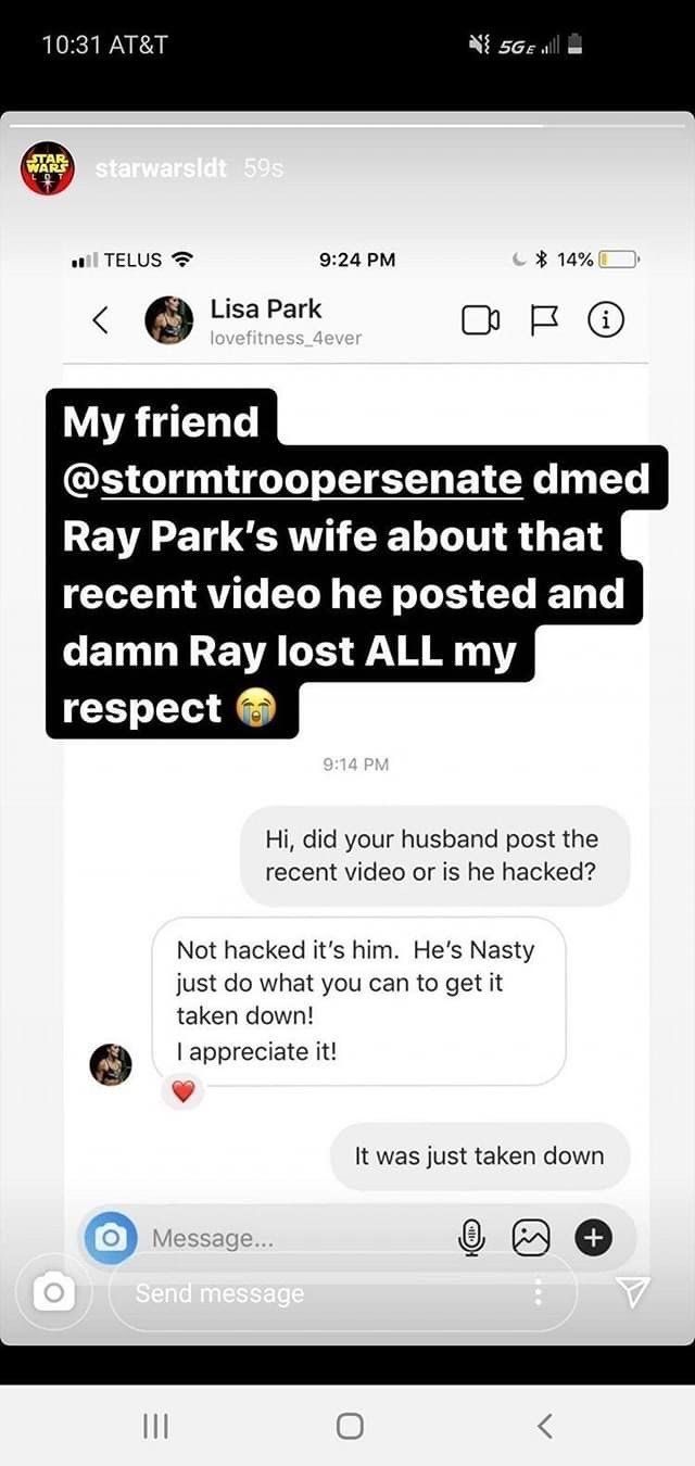 Ray Park perdería el papel de Darth Maul tras publicar pornovenganza