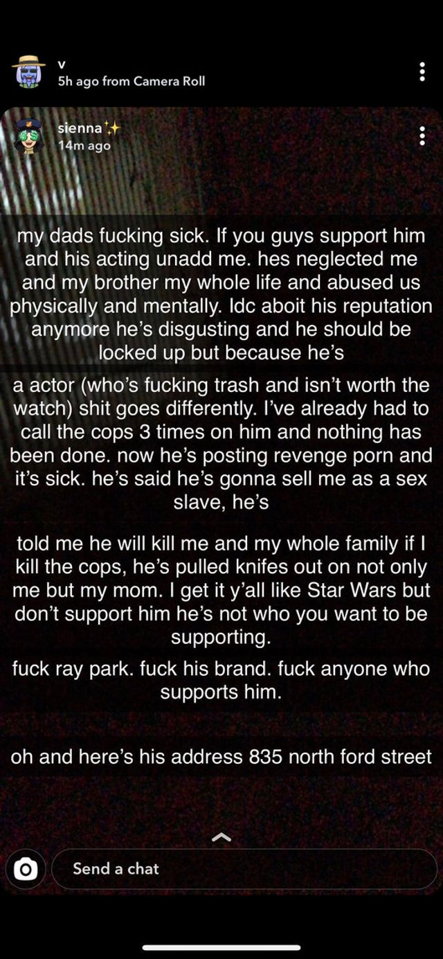 Ray Park perdería el papel de Darth Maul tras publicar pornovenganza