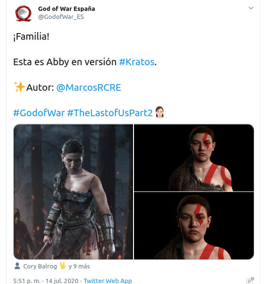 Así se verían Jill de Resident Evil y Abby de The Last of Us Part 2 en God of War