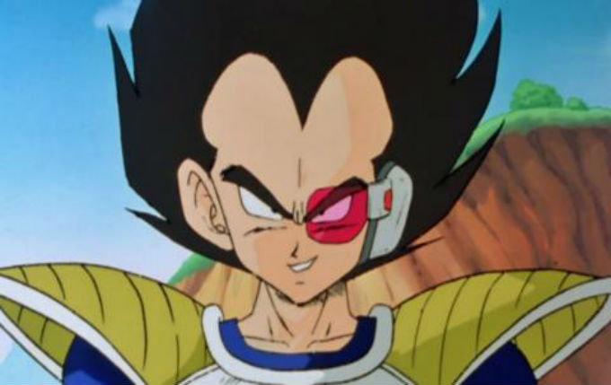 Dragon Ball Vegeta con Scouter