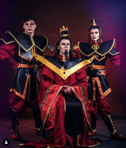 Avatar: La Nación del Fuego consigue un triple cosplay