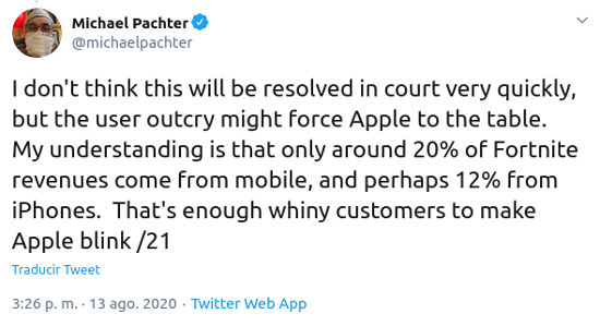 Epic Games se lanza en contra de Apple y Google y los demanda por monopolio