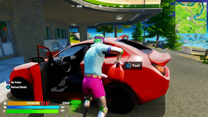 Autos en Fortnite