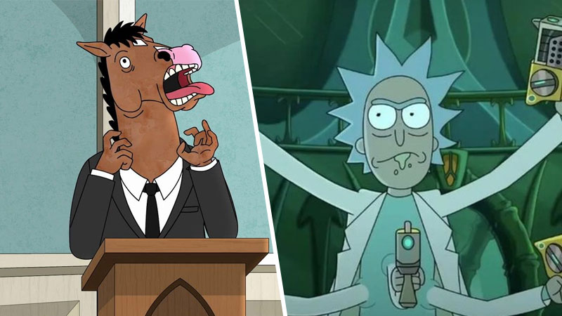 Bojack Horseman Rick y Morty