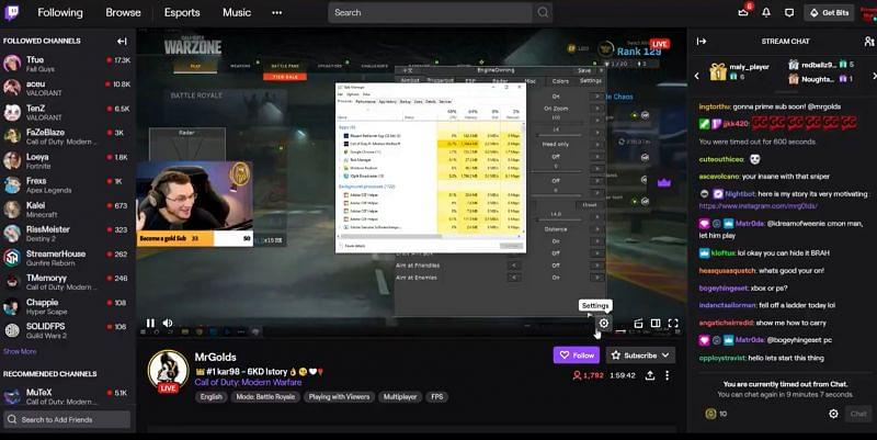 Streamer haciendo trampa