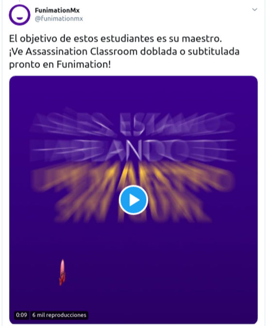 Ansatsu Kyoushitsu tendrá doblaje en español en Funimation en México