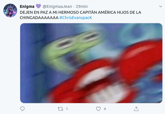 #ChrisEvansPack: El actor se hace viral por compartir su 'pack' por error