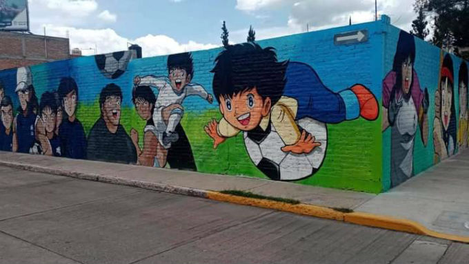 Mural Super Campeones en Aguascalientes