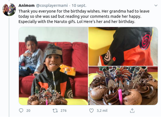Naruto: Un tierno cosplay 'cumpleañero' se vuelve viral