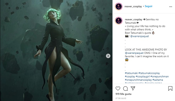 Tatsumaki One Punch Man Cosplay