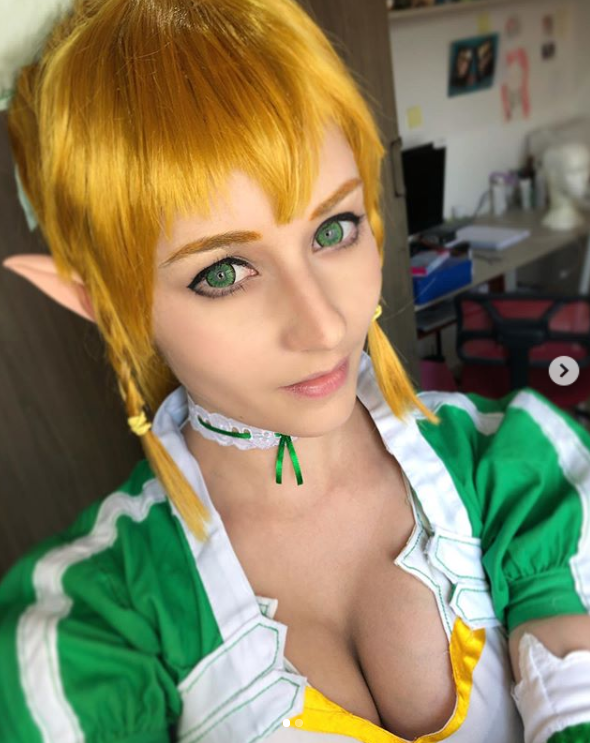 Leafa SAO Cosplay