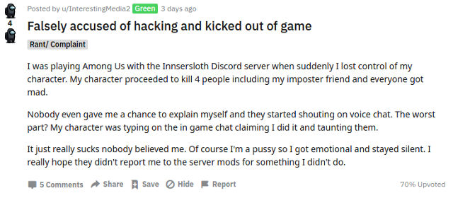 Among Us: Denuncian 'Impostores' controlados por hackers