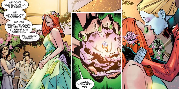 harley quinn poison ivy boda