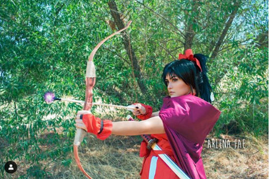 Moroha, la hija de Inuyasha y Kagome, consigue cosplay