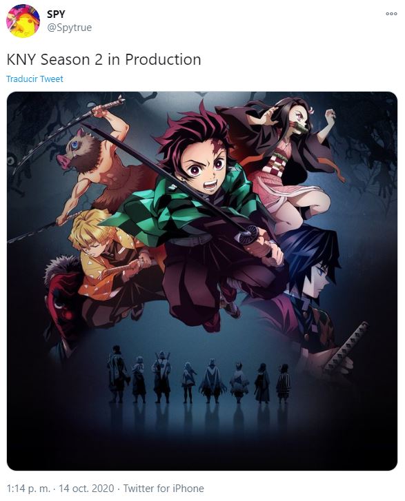 demon slayer temporada 2 producción