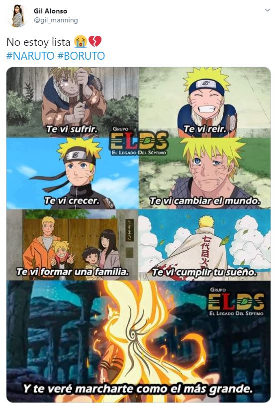 Naruto muerte en Boruto