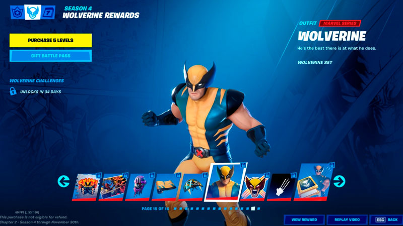 Wolverine Fortnite