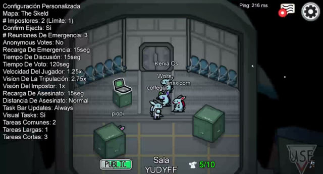 Se populariza nueva versión de Among Us que te convierte en conejo