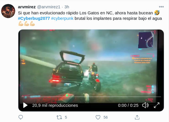 Cyberpunk 2077 se convierte en Cyberbug 2077