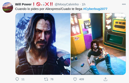 Cyberpunk 2077 se convierte en Cyberbug 2077