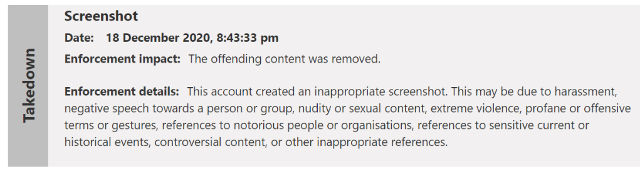 Cyberpunk 2077 podría generar problemas al compartir contenido