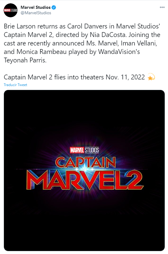 Capitana Marvel 2 elenco