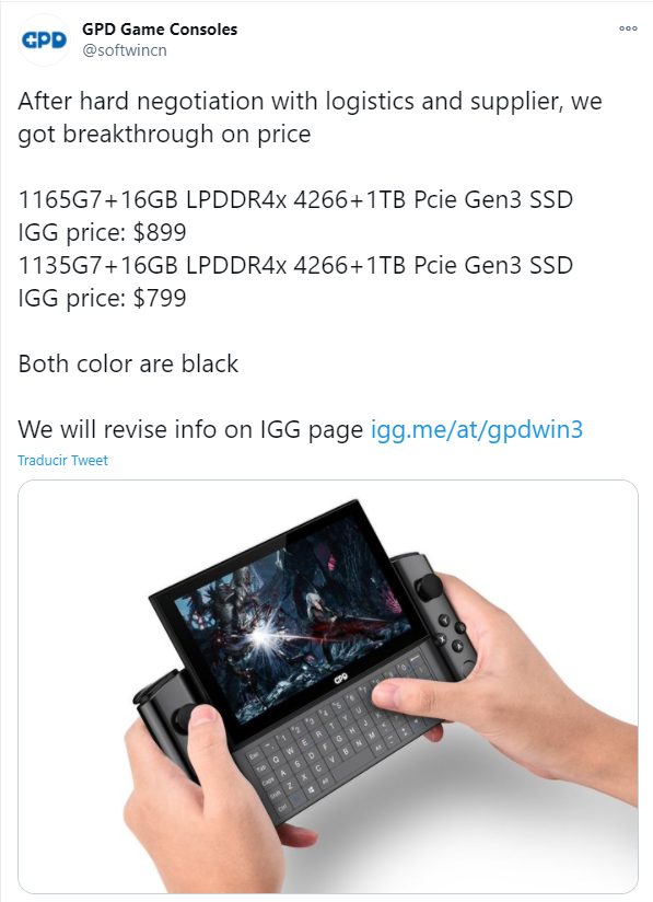 GPD Win 3 Switch