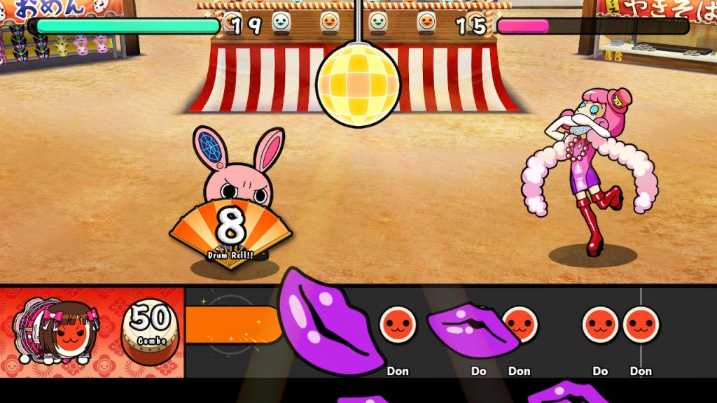 Combate en Taiko no Tatsujin