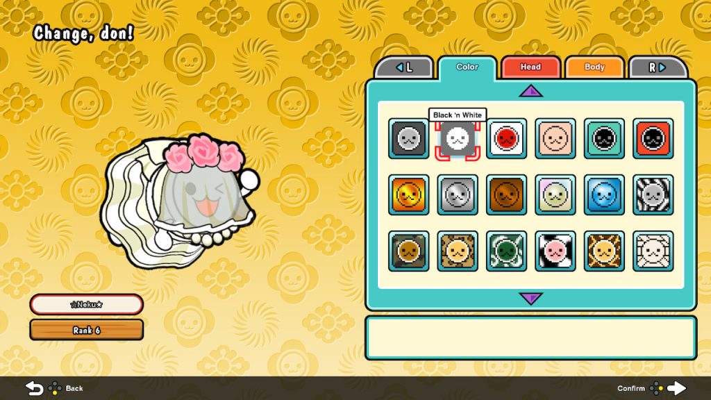 Personalización en Taiko no Tatsujin: Rhythmic Adventure Pack