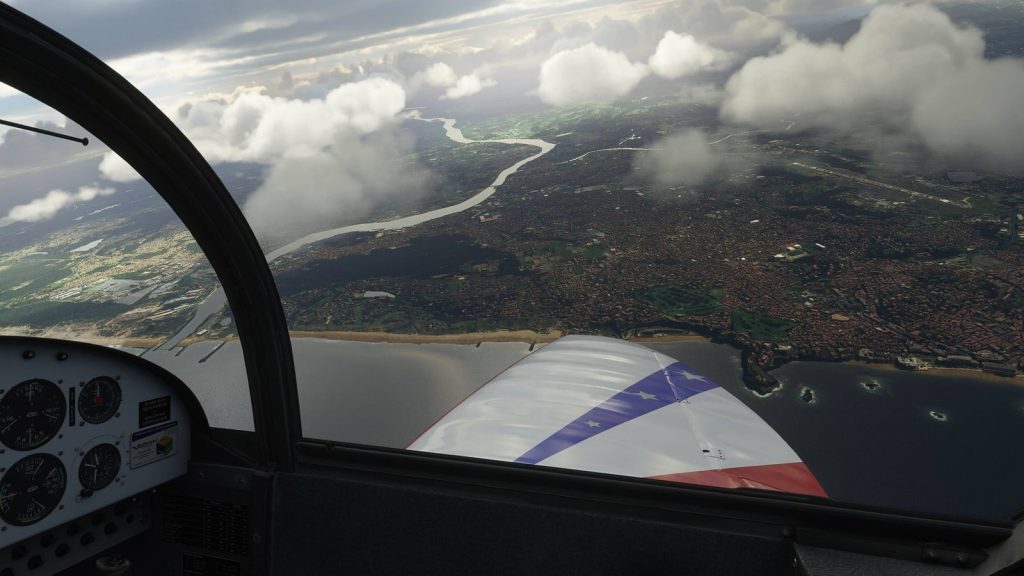 Imagen del paisaje de Microsoft Flight Simulator
