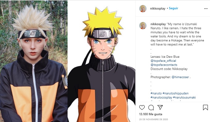 cosplay de Naruto Shippuden