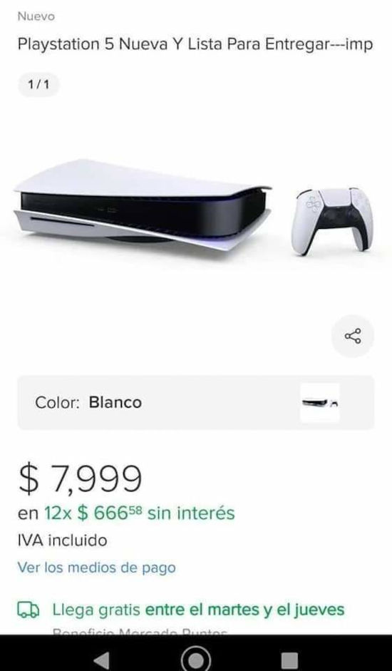 Prueba de que la gente no lee en México: Venden fotos de PS5... ¡Y las compran!