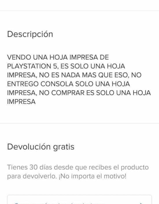 Prueba de que la gente no lee en México: Venden fotos de PS5... ¡Y las compran!