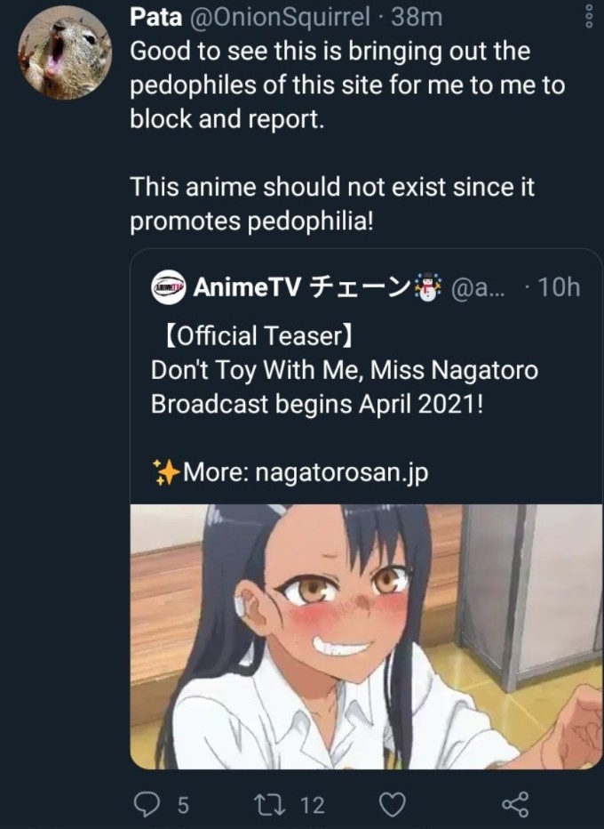 Tweetr sobre Ijiranaide Nagatoro San