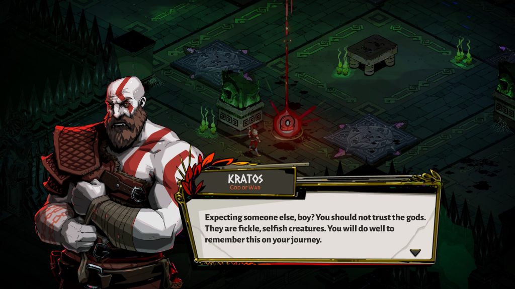 God of War Kratos crossover con Hades.