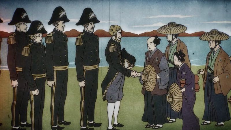 Relaciones entre el Imperio de Eldia y Hizuru en el pasado, Shingeki no Kyojin.