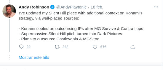 Metal Gear Solid y Castlevania podrían regresar con otros equipos