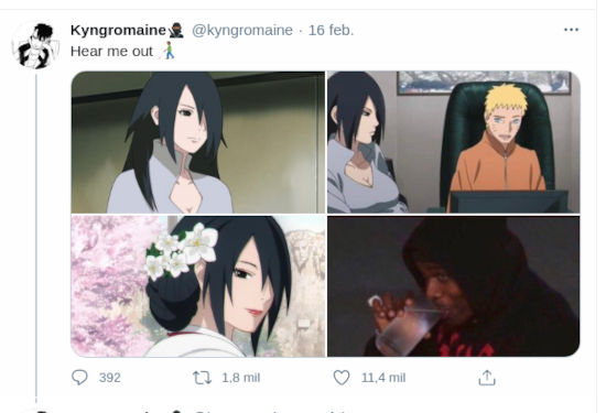 Fan convierte a Sasuke de Naruto en mujer