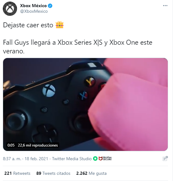 Fall Guys sorprendió a todos con nuevas noticias desde ayer, pues confirmó que llegará a Nintendo Switch y Xbox en verano de 2021.