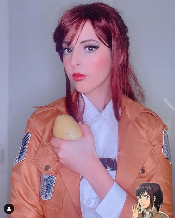 Sasha Braus vivirá siempre en nuestros corazones, y esta chica patata consiguió un cosplay muy divertido que no debes perderte.