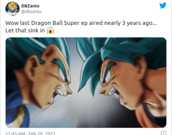 Los fans extrañan a Dragon Ball Super y lo demuestran