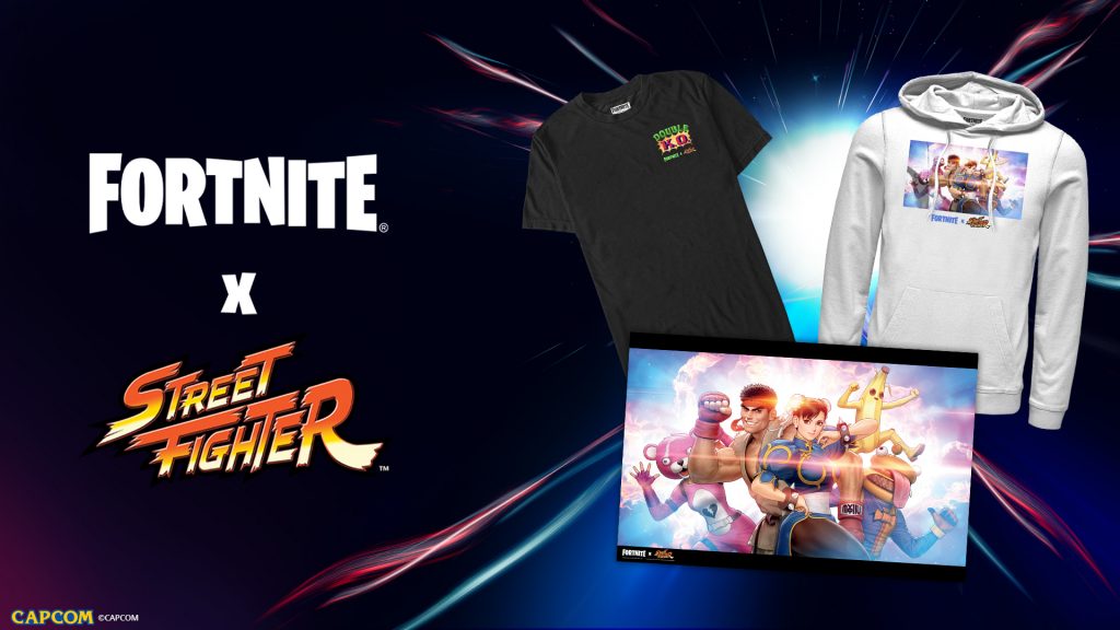 street fighter, fortnite, ropa, epic games