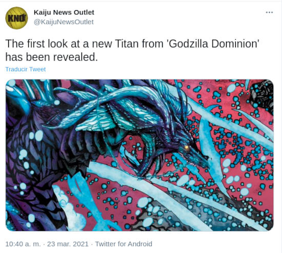 Godzilla enfrentará a un nuevo titán en una novela gráfica