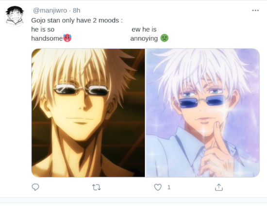 Gojo Satoru acapara la atención en Jujutsu Kaisen