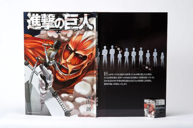 Manga gigante de Shingeki no Kyojin se agota en minutos