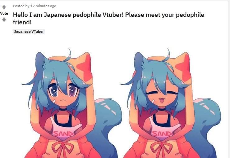 Vtuber pedofila lolicon