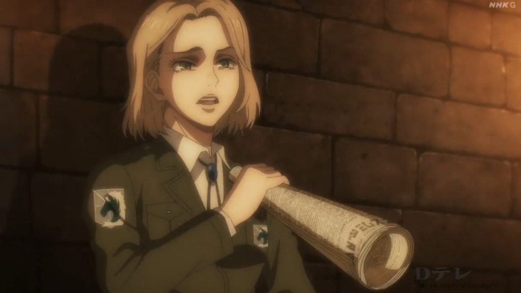 Hitch Dreyse en la temporada final de SNK.